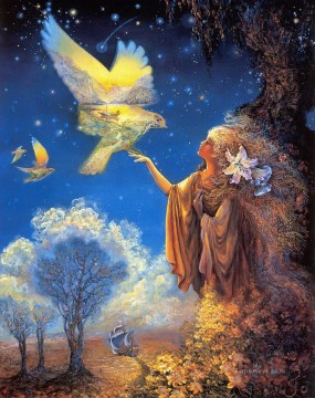JW winged vision Fantasy Oil Paintings
